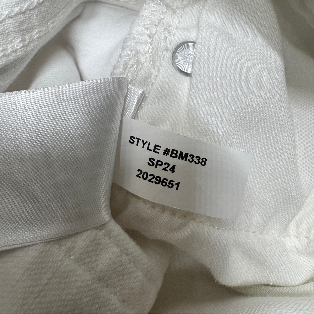 {J. Crew} "Wide Leg Trouser" White High Rise Relaxed Loose Baggy Denim Jeans - Picture 6 of 7